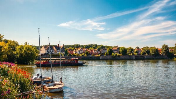 Top destinations pour des croisières fluviales en France sur un week-end